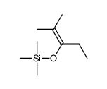 Silane, [(1-ethyl-2-methyl-1-propenyl)oxy]trimethyl- 结构式
