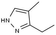 3-乙基-4-甲基-1H-吡唑 结构式