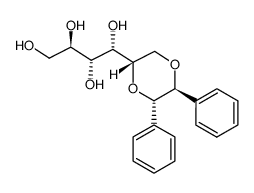 D-Glucitol, 1,2-O-[(1S,2S)-1,2-diphenyl-1,2-ethanediyl]- (9CI) 结构式
