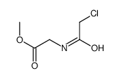 (2-氯乙酰基氨基)-乙酸甲酯 结构式