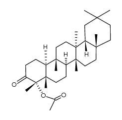 4α-乙酰氧基friedelin 结构式