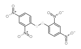 双(2,4-二硝基苯基)二硫化物 结构式