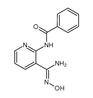 Benzamide, N-[3-[(hydroxyamino)iminomethyl]-2-pyridinyl]- 结构式