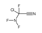 2-氯-2-(二氟氨基)-2-氟乙腈 结构式