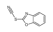 Thiocyanic acid, 2-benzoxazolyl ester 结构式