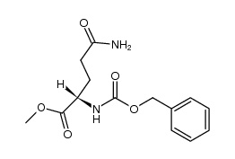 Glutamine, N2-carboxy-, N2-benzyl methyl ester, DL- (8CI) 结构式