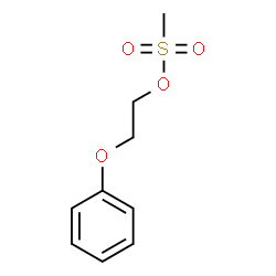 2-苯氧基乙基甲磺酸酯 结构式