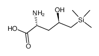 D-Norvaline, 4-hydroxy-5-(trimethylsilyl)-, erythro- (9CI) 结构式