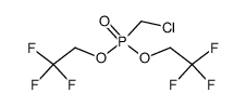 Phosphonic acid, (chloromethyl)-, bis(2,2,2-trifluoroethyl) ester (9CI) 结构式