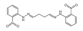 丁二醛 1,4-双[2-(2-硝基苯基)腙] 结构式