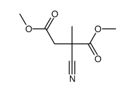 2-氰基-2-甲基丁二酸二甲酯 结构式