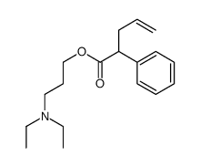 3-(Diethylamino)propyl 2-phenyl-4-pentenoate 结构式