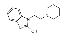 3-(2-哌啶-1-基乙基)-1H-苯并咪唑-2-酮 结构式