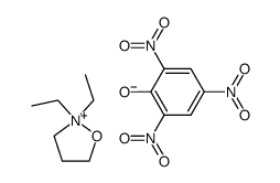 2,2-二乙基异恶唑烷鎓 2,4,6-三硝基苯酚盐(1:1) 结构式