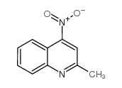 2-甲基-4-硝基喹啉 结构式