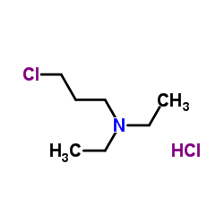 3-二乙氨基丙基氯盐酸盐 结构式