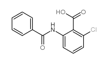 2-(苯甲酰基氨基)-6-氯苯甲酸 结构式