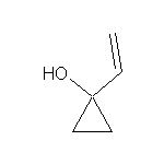 1-乙烯基环丙醇 结构式