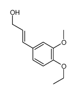 3-(4-乙氧基-3-甲氧基苯基)丙-2-烯-1-醇 结构式