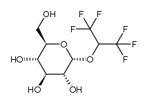α-D-Glucopyranoside, 2,2,2-trifluoro-1-(trifluoromethyl)ethyl 结构式