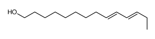 (9E,11E)-9,11-十四碳二烯-1-醇 结构式