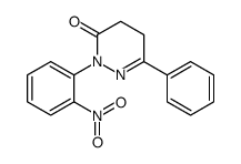 4,5-二氢-2-(2-硝基苯基)-6-苯基-3(2H)-哒嗪酮 结构式