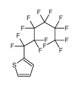 Thiophene, 2-(tridecafluorohexyl)- 结构式