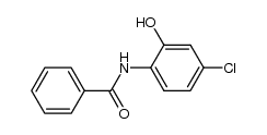 N-(4-氯-2-羟基苯基)苯甲酰胺 结构式