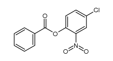 4-氯-2-硝基苯基苯甲酸酯 结构式