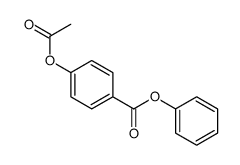 4-乙酰氧基苯甲酸苯酯 结构式