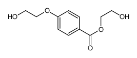 4-(2-羟基乙氧基)苯甲酸-2-羟基乙酯 结构式