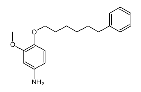 3-甲氧基-4-(6-苯基己氧基)苯胺 结构式