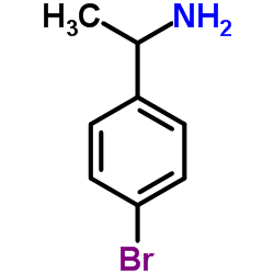 (S)-(-)-1-(4-溴苯)乙胺 结构式