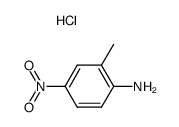 2-甲基-4-硝基苯胺盐酸盐 结构式