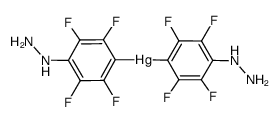 Mercury, bis(2,3,5,6-tetrafluoro-4-hydrazinophenyl)- 结构式