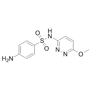 磺胺甲氧哒嗪 结构式