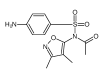 乙酰磺胺异噁唑 结构式