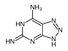 1H-1,2,3-三唑并[4,5-D]嘧啶-5,7-二胺 结构式