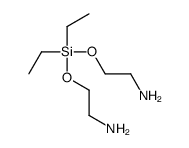 4,4-Diethyl-3,5-dioxa-4-silaheptane-1,7-diamine 结构式