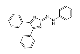 4,5-二苯基-2-(2-苯基二氮烯基)-1H-咪唑 结构式