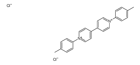 4,4'-Bipyridinium, 1,1'-bis(4-methylphenyl)-, chloride (1:2) 结构式