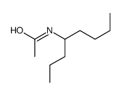 N-(1-丙基戊基)乙酰胺 结构式