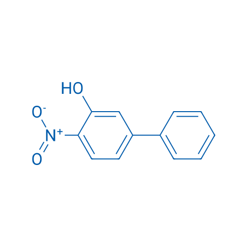 2-硝基-5-苯基苯酚 结构式