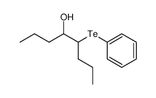 5-(苯基碲基)-4-辛醇 结构式