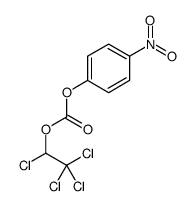 Carbonic acid, 4-nitrophenyl 1,2,2,2-tetrachloroethyl ester 结构式