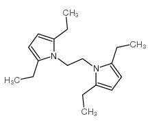 1,1'-(1,2-ETHANEDIYL)-BIS-2,5-DIETHYLPYRROLE 结构式