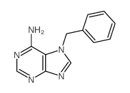 7-苄基腺嘌呤 结构式