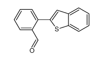 2-(苯并[b]噻吩-2-基)苯甲醛 结构式