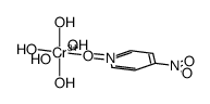 五水[4-硝基吡啶-1-氧化物-κO]合铬(3+) 结构式