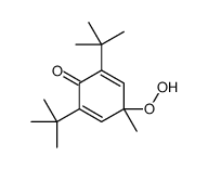 2,6-二叔丁基-4-氢过氧-4-甲基环己-2,5-二烯-1-酮 结构式